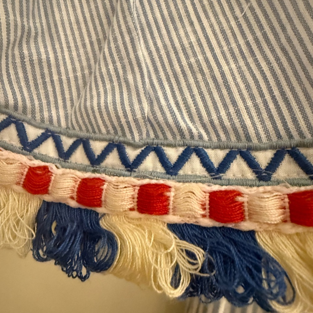 Tuckernuck Light Blue Maxi Dress with Colorful Tassels - Picture 10 of 13